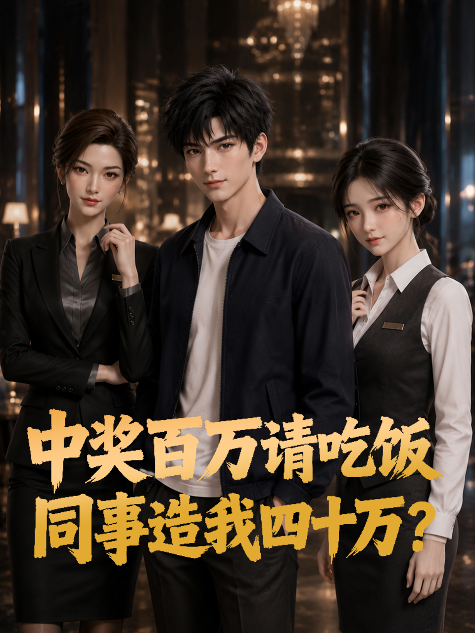 中奖百万请吃饭,同事造我四十万? 海报
